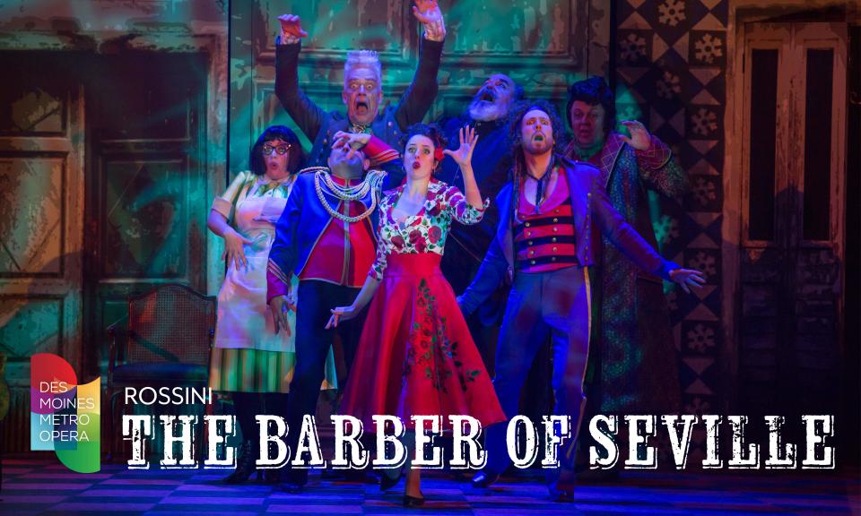 "The Barber of Seville" will run as part of the Des Moines Metro Opera's 2024 festival season.