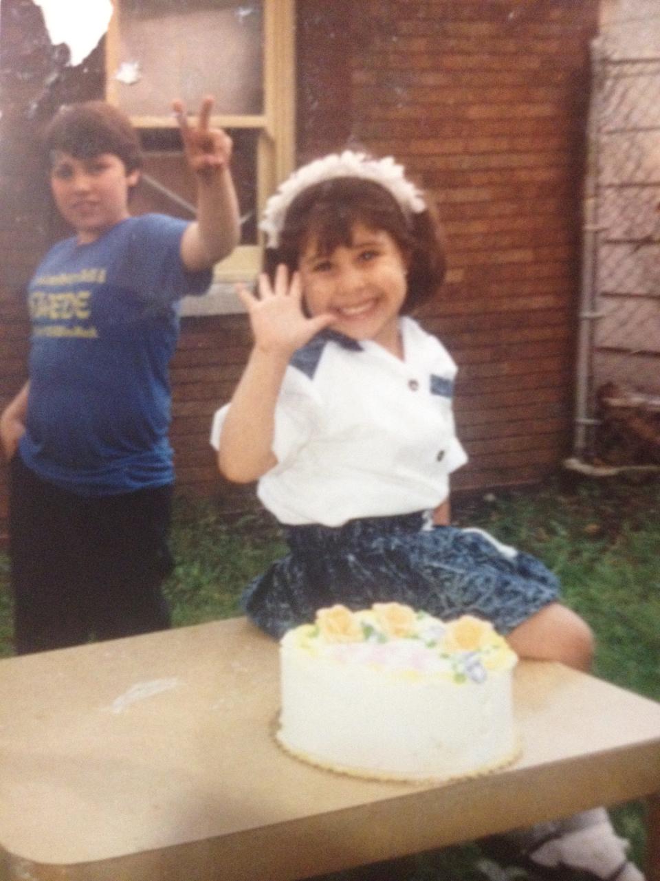 A young Erika L. Sánchez.