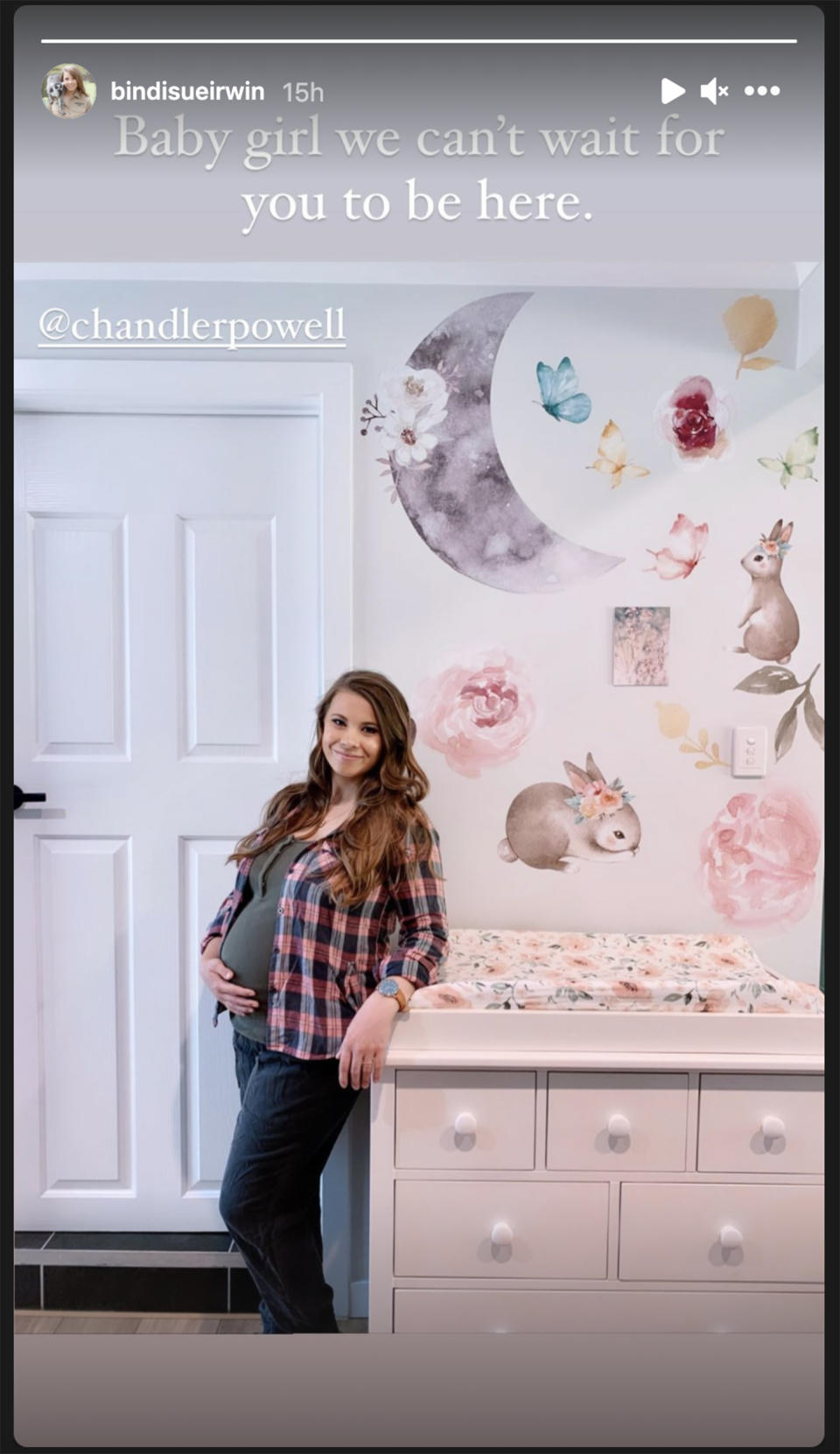 Bindi Irwin shows off baby's nursery (Bindi Irwin / Instagram)