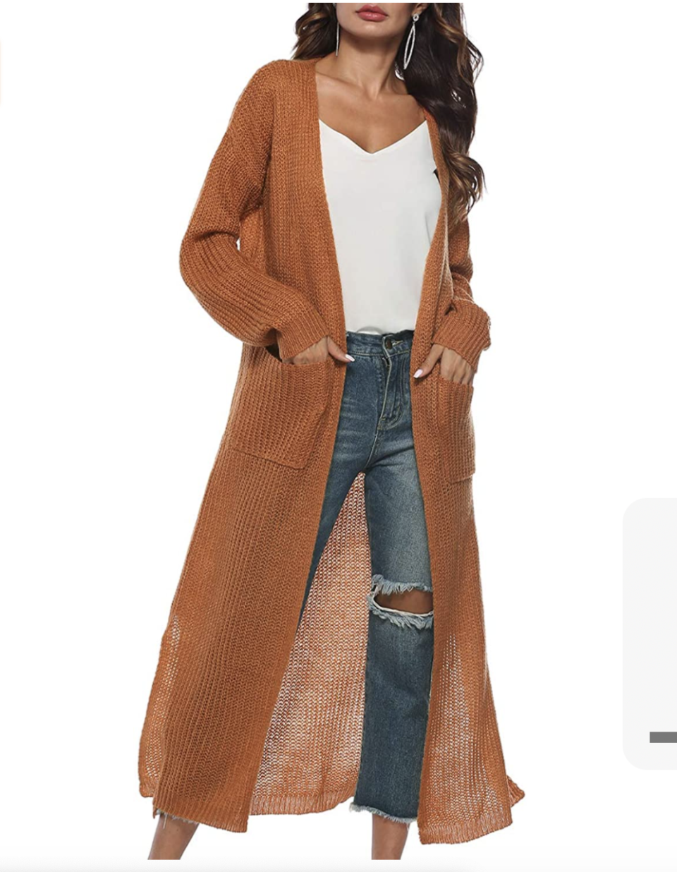 5) Kistore Maxi Duster Cardigan