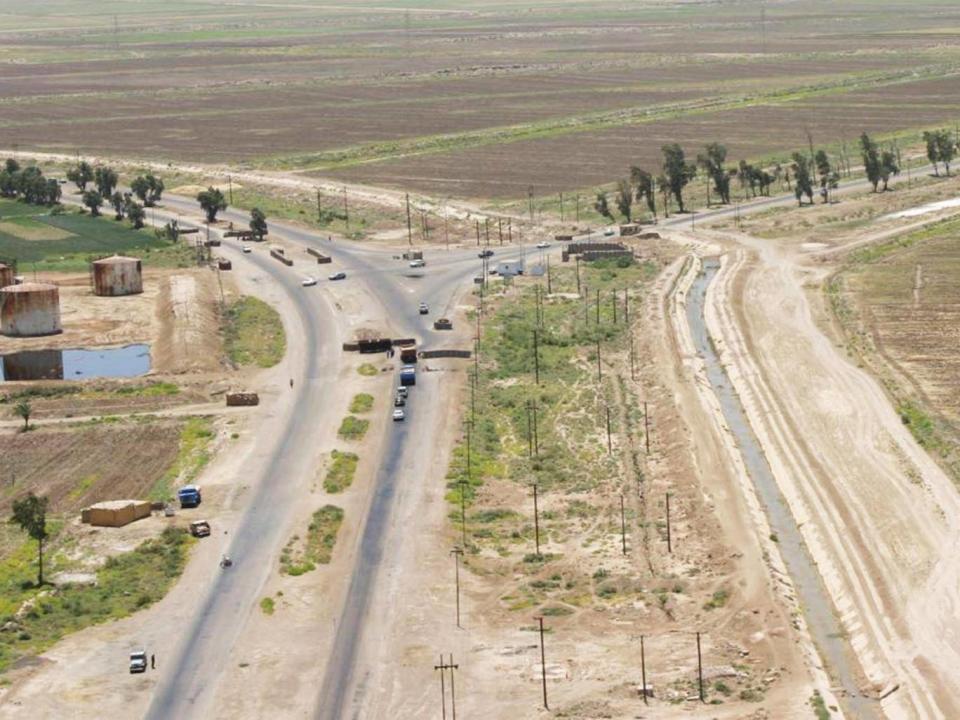 The Danny Boy checkpoint, near Amarah (PA)