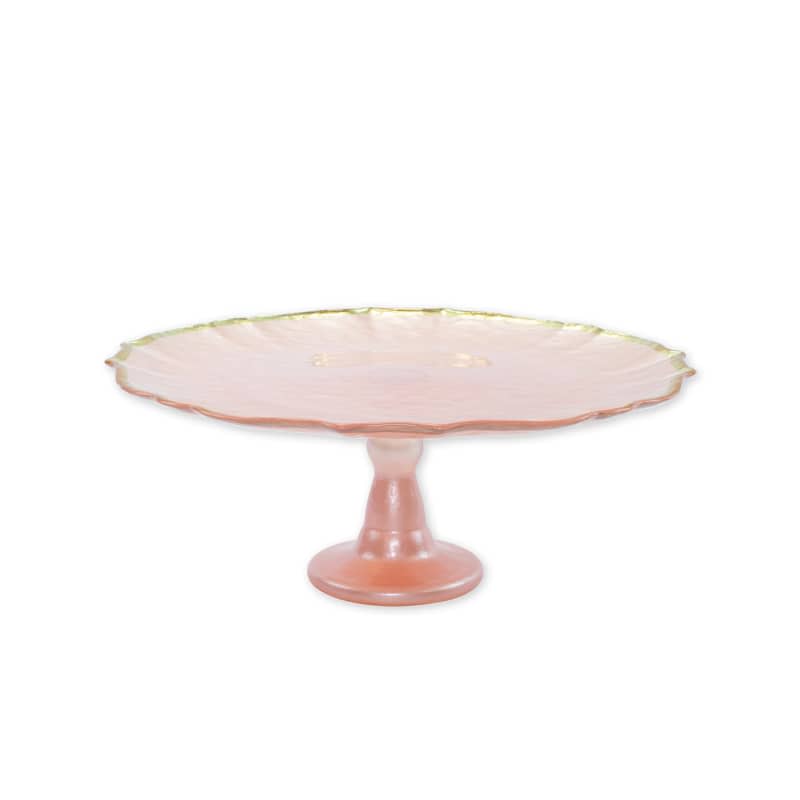 Vietri Baroque Glass Cake Stand