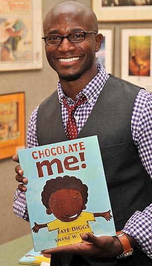 Taye Diggs and his new children's book, Chocolate Me. Stephen Lovekin/Getty Images North America