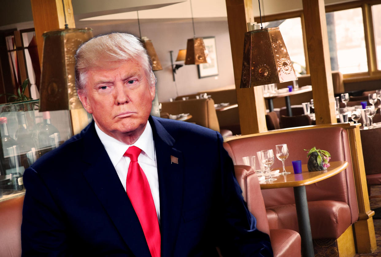 Donald Trump; Restaurant Photo illustration by Salon/Getty Images