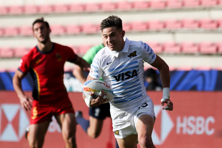 Los Pumas 7's, con Marcos Moneta como figura principal, buscan su clasificación a los Juegos Olímpicos París 2024