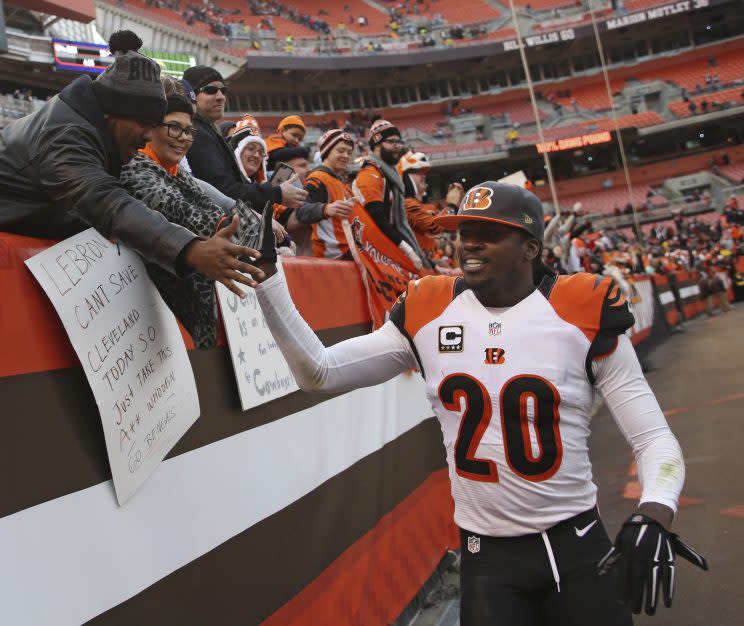 Cornerback Reggie Nelson didn't leave his confidence in Cincinnati. (AP) 