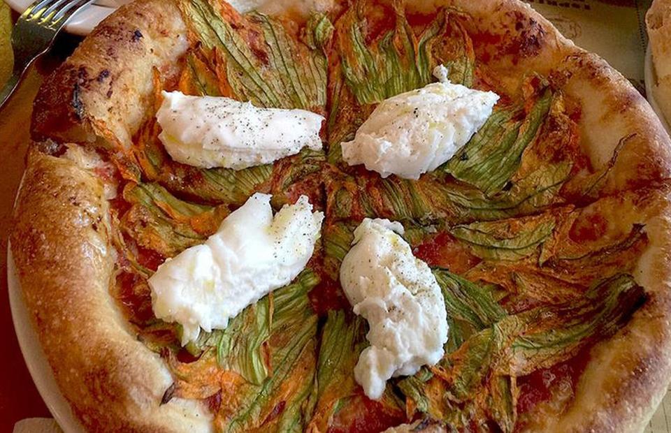 #23 Squash Blossom, Pizzeria Mozza (Los Angeles, California)