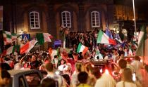 Euro 2020 - Final - Fans gather for Italy v England
