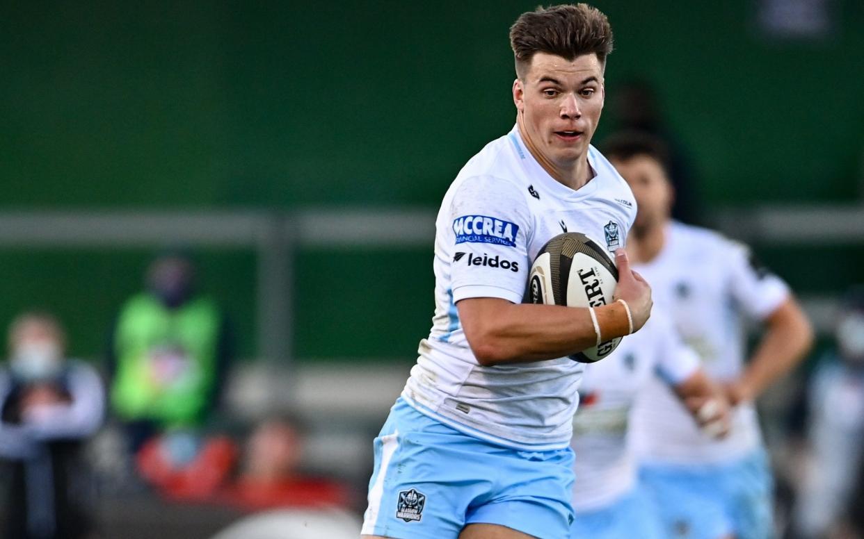 Huw Jones in action for Glasgow - GETTY IMAGES