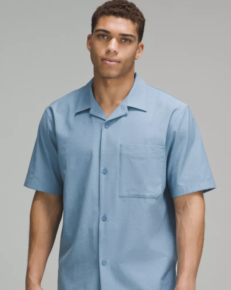 Twill Camp Collar Shirt. (PHOTO: Lululemon)