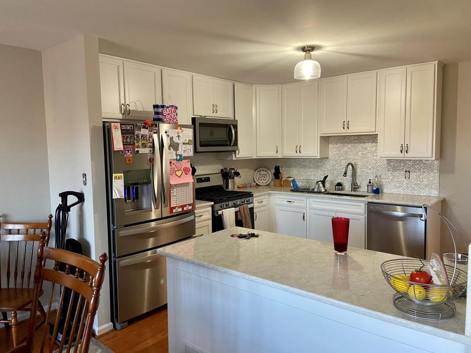 Stephanie Zolomij's remodeled kitchen came after a near-complete teardown and delays.