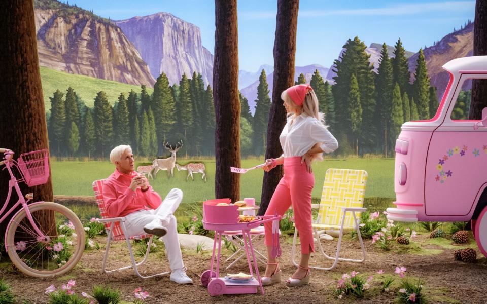 A scene from Barbie