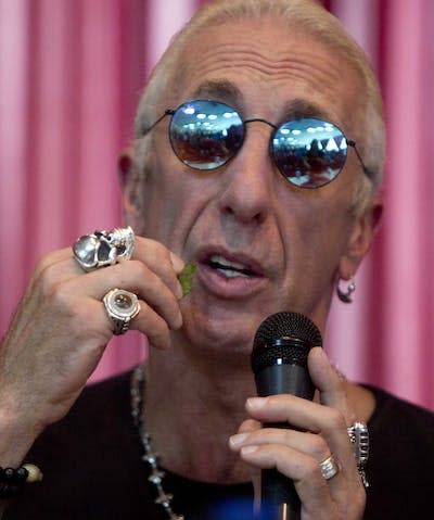 Dee Snider told a Republican campaign: ‘Write your own damn song.’ (AP Photo/Juan Karita)