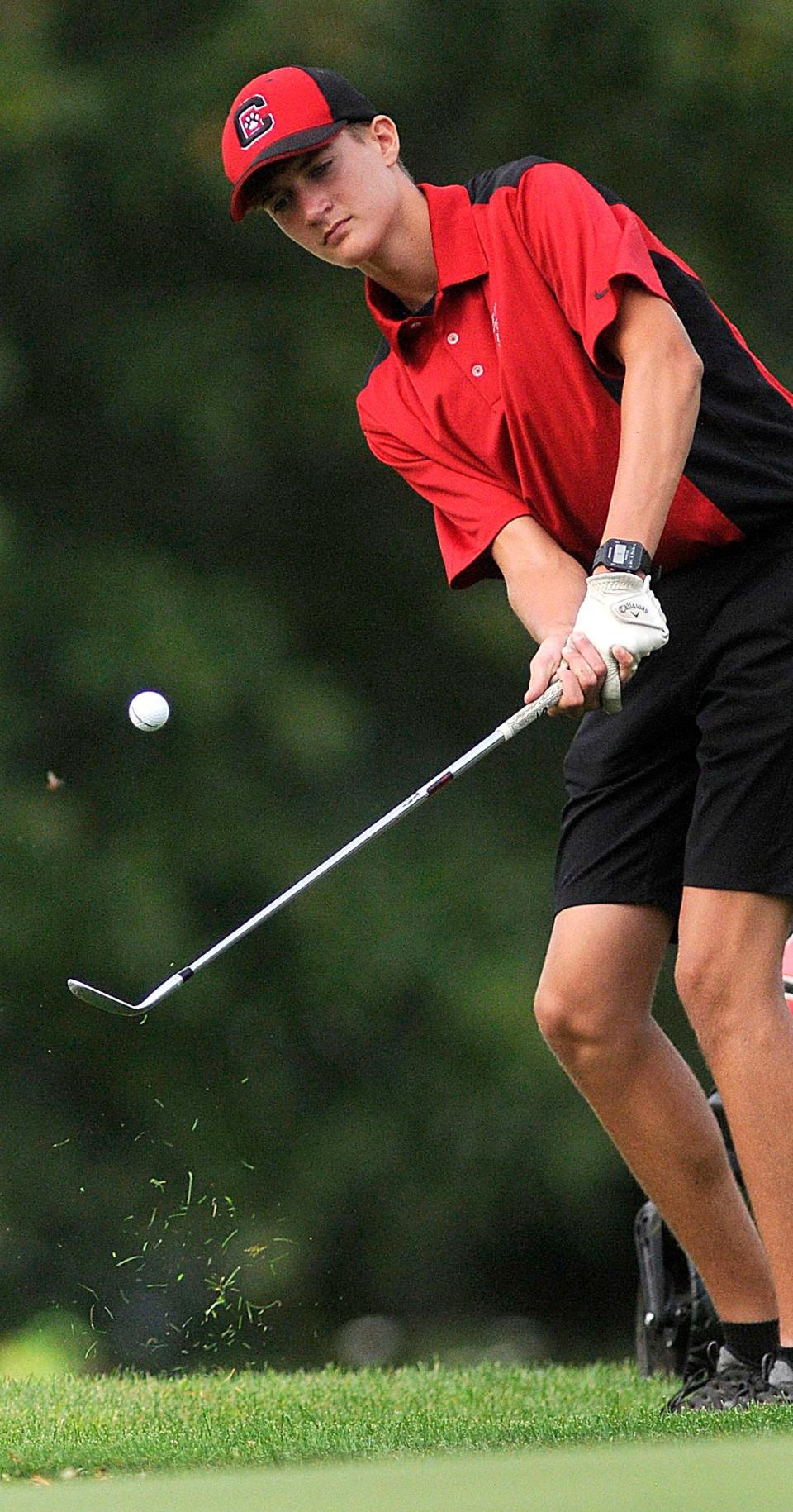 Dylan Bruner of Crestview during the Simonson Golf Invitational at Brookside Golf Course Thursday, August 4, 2022.