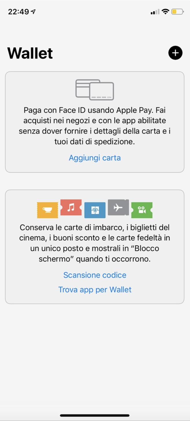 <p>Quando aggiungiamo la carta di credito su iPhone con Apple Wallet per usarla con Apple Pay, stiamo proteggendo i dati del documento. </p>