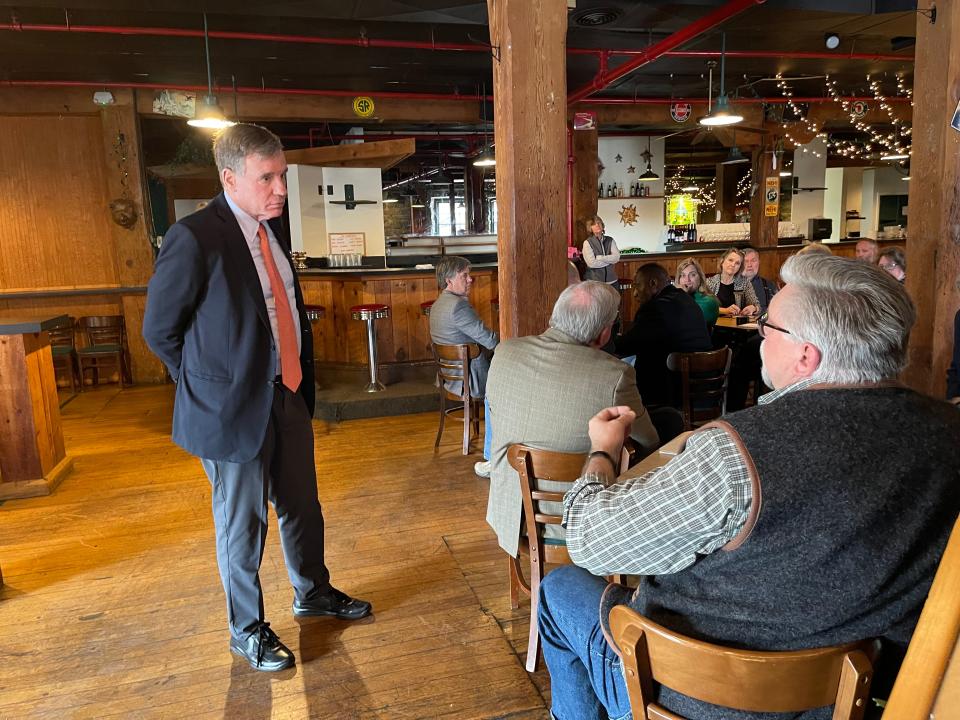 U.S. Senator Mark Warner's town hall on March 26.