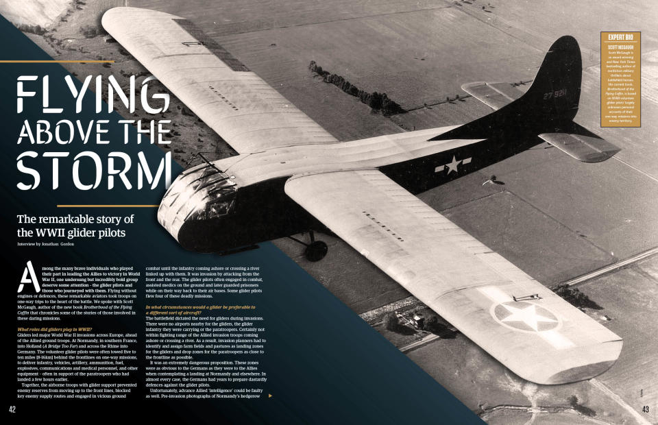 WWII gliders feature spread, All About History 128