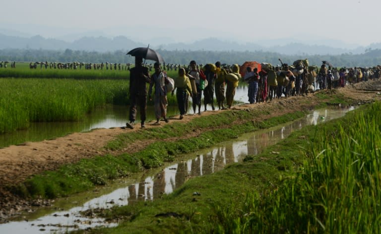 Traffickers also attempt to separate refugees from their families during the chaos that accompanies their arrival in Bangladesh, Bangladesh police say