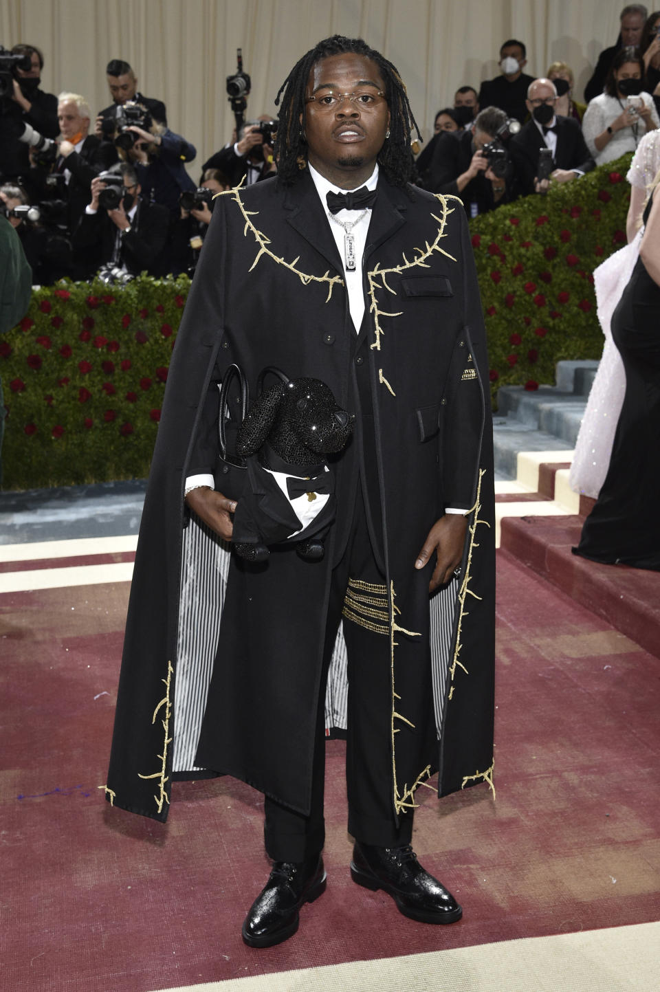 Gunna attends The Metropolitan Museum of Art's Costume Institute benefit gala celebrating the opening of the "In America: An Anthology of Fashion" exhibition on Monday, May 2, 2022, in New York. (Photo by Evan Agostini/Invision/AP)