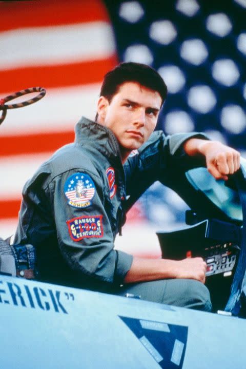 湯姆克魯斯1986年主演的電影《捍衛戰士 Top Gun》。PHOTO CREDIT: Getty Images