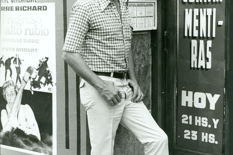 Juan Carlos Dual, en enero de 1976