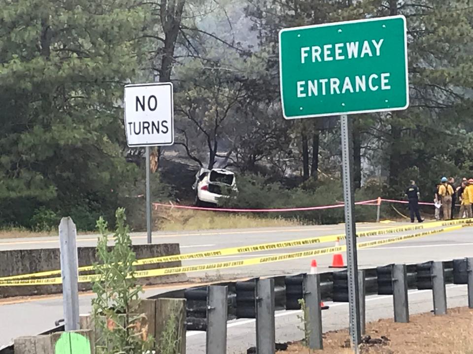 Authorities are investigating a crash that happened on Interstate 5 north of Redding. The CHP said there was an officer-involved shooting in the wake of the collision near the O'Brien rest area.