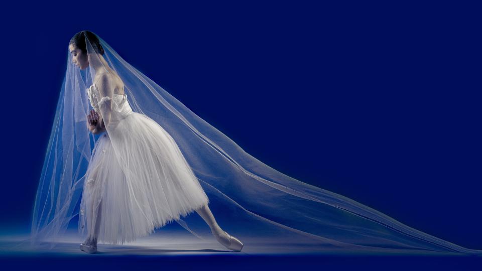 Cincinnati Ballet soloist Katherine Ochoa is seen in this promotional photo for “Giselle,” a part of the new 2024-2025 season that was announced March 7.
