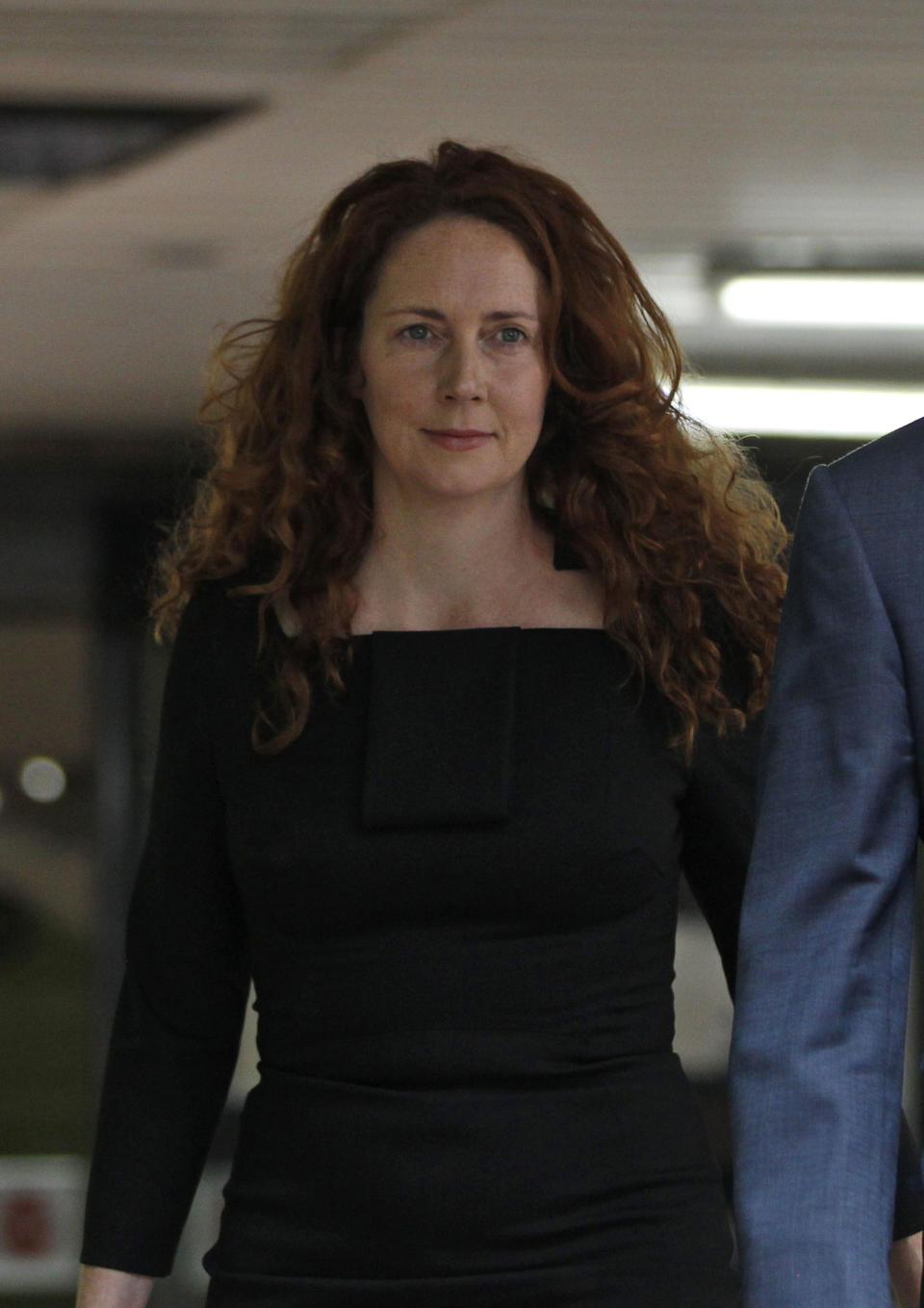 Former News International chief executive Rebekah Brooks, leaves after appearing at Southwark Crown court on charges relating to the phone hacking scandal, in London, Friday, June 22, 2012. (AP Photo/Lefteris Pitarakis)