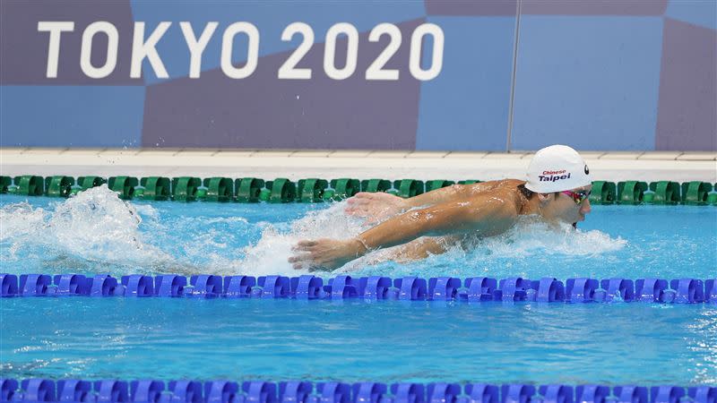 東京奧運中華游泳代表隊選手王冠閎。（圖／體育署提供）