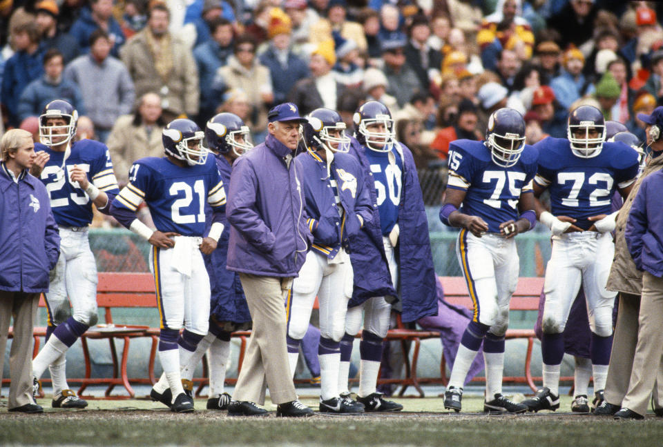 Bud Grant reached four Super Bowls, but went 0-4. (Getty Images)