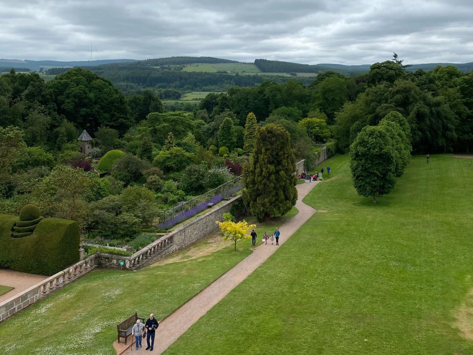 A picture taken at Crathes Castle in Banchory