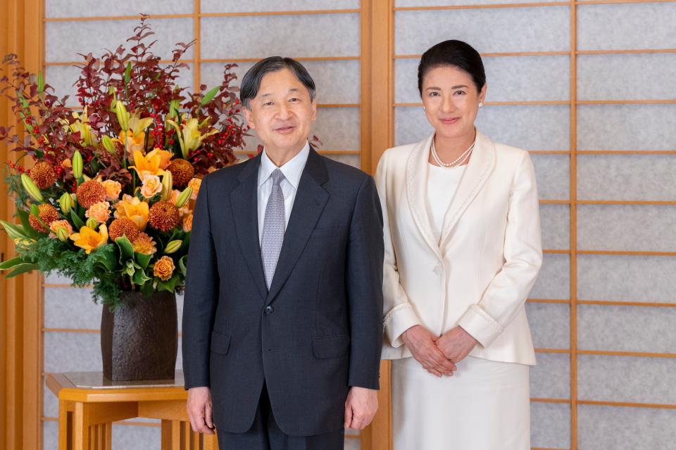 現任日本天皇德仁，與雅子皇后攜手30年。（AP）
