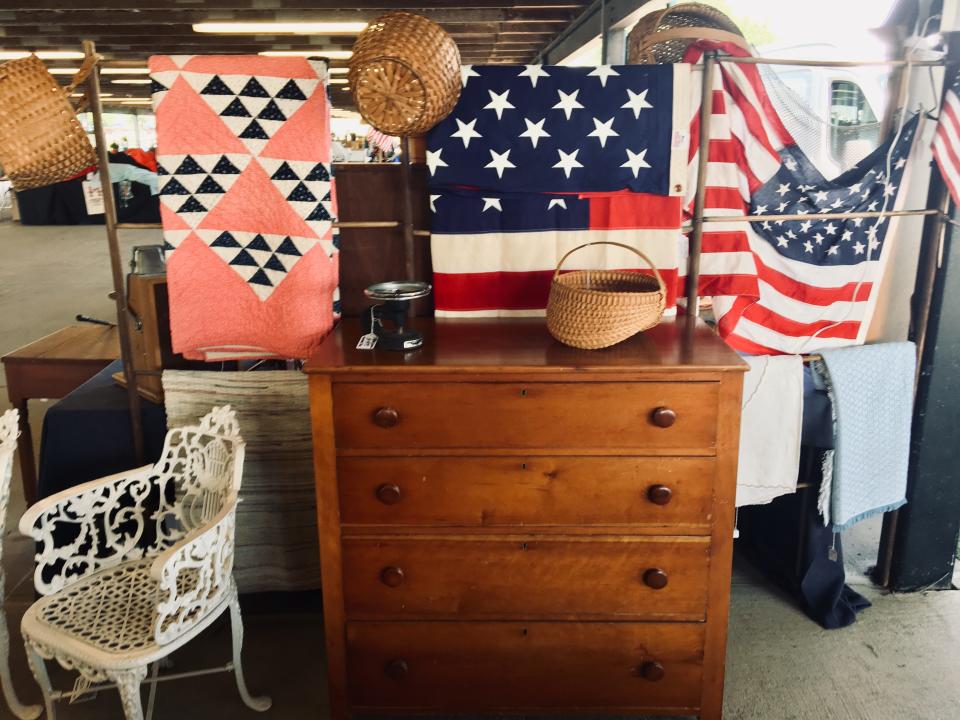 The Tri-State Antique Market in Lawrenceburg is filled with Americana and artifacts from 19th century furnishings to pop culture memorabilia of the 1980s.