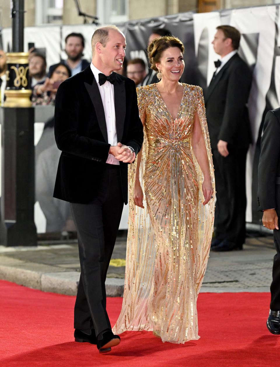 Prinz William und Herzogin Kate bei der Weltpremiere von 