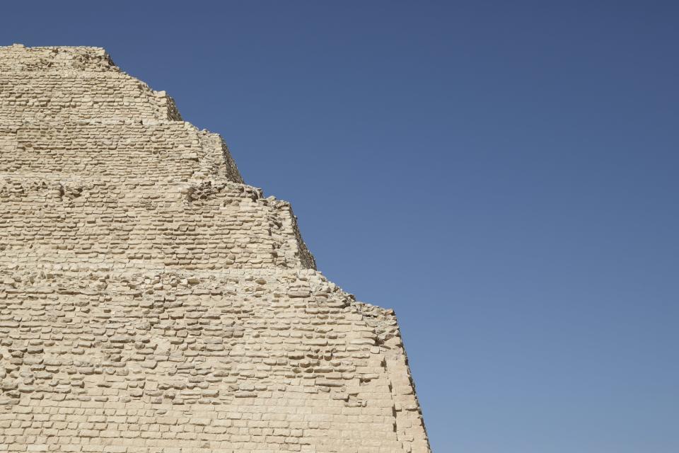 A view of the historical Saqqara region, which is home to the majority of historical artifacts from ancient Egypt, in Giza, Egypt, on January 26, 2023