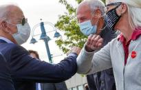 FILE PHOTO: Democratic U.S. presidential nominee Joe Biden campaigns in Duluth, Minnesota