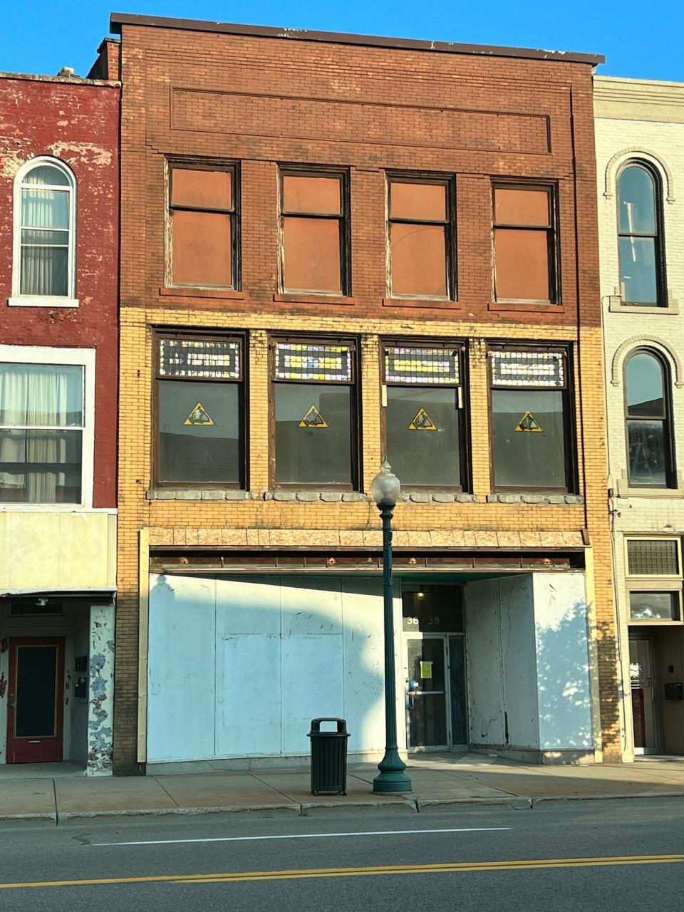 The old Monroe Optical Building with entrances at 36-38 S. Monroe St. and 13 W. Front St. is under renovation after sitting vacant for decades. The city of Monroe's Downtown Development Authority purchased the building for $90,000 earlier this year and expects to invest more than half a million to prepare the site for redevelopment.