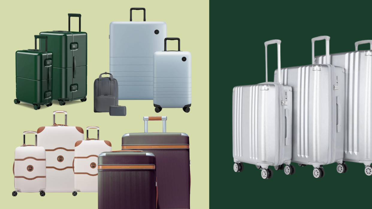 a group of luggage