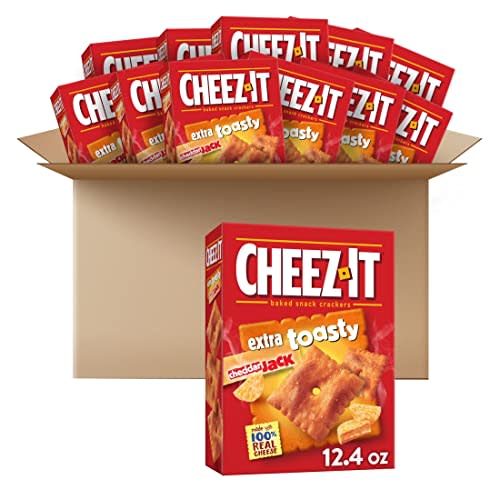 Kellogg's Cheez It Crackers Toasty Cheddar Jack 12.4oz 12ct