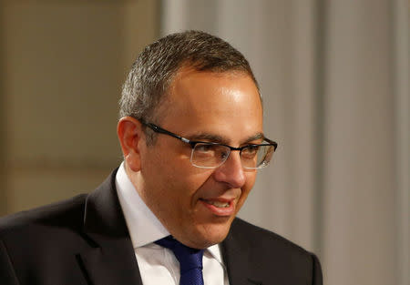 Keith Schembri, Chief of Staff in the office of Malta's Prime Minister Joseph Muscat, arrives for a joint news conference between Muscat and President of the European Council Donald Tusk in Valletta, Malta March 31, 2017. REUTERS/Darrin Zammit Lupi