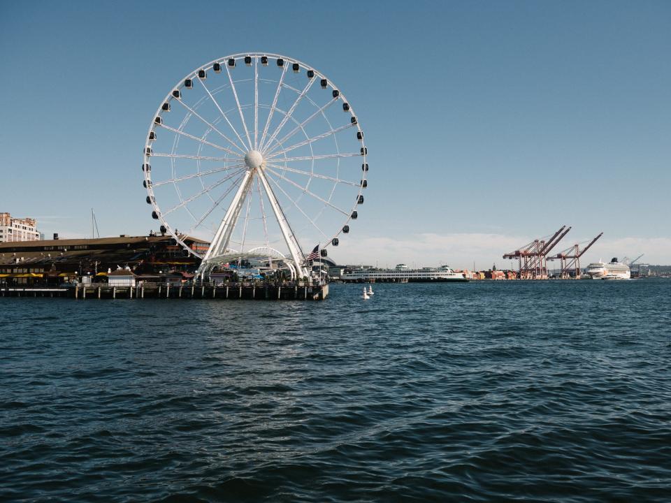 Waterfront Seattle ferris wheel Seattle Washington Grant Hindsley for Insider