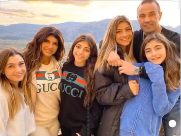 Joe Giudice/Instagram Teresa and Joe Giudice with their daughters