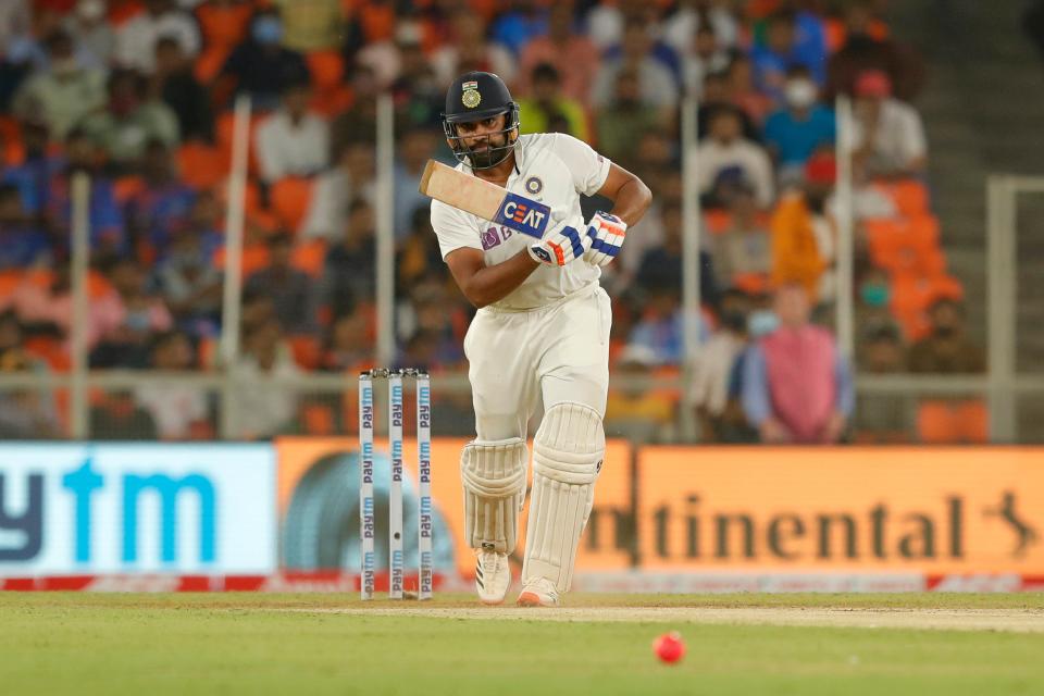 Rohit Sharma drives for fourBCCI