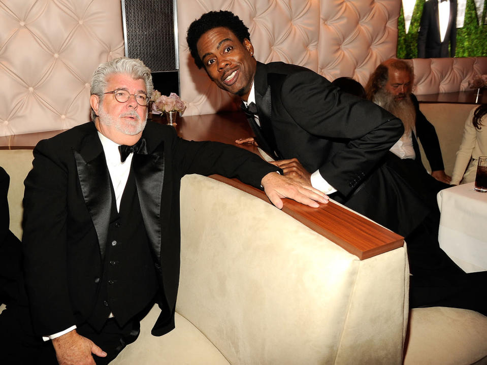 Hopefully Chris Rock told George Lucas to stop re-releasing the "Star Wars" DVDs every 5 minutes.<br><br><a href="http://bit.ly/lifeontheMlist" rel="nofollow noopener" target="_blank" data-ylk="slk:Follow Matt Whitfield on Twitter!;elm:context_link;itc:0;sec:content-canvas" class="link ">Follow Matt Whitfield on Twitter!</a>