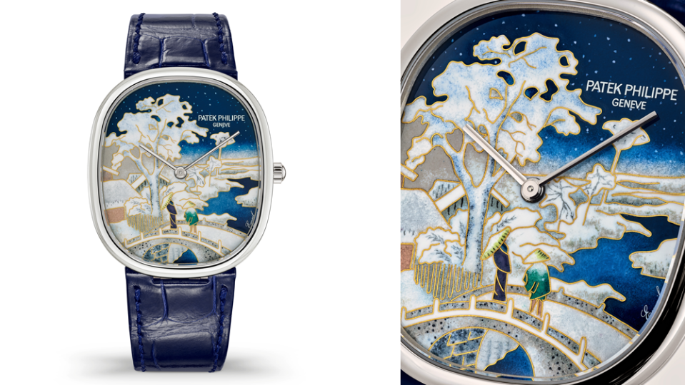 Patek Philippe 5738/50G-025 Golden Ellipse Snow-Covered Landscape