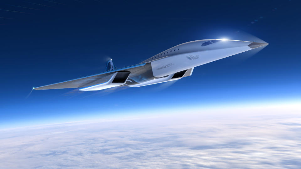 The Virgin Galactic aircraft will fly at an altitude of 60,000ft (PA)