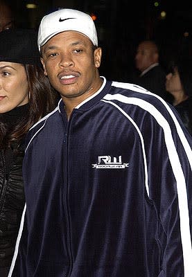 Dr. Dre at the LA premiere of Universal's 8 Mile