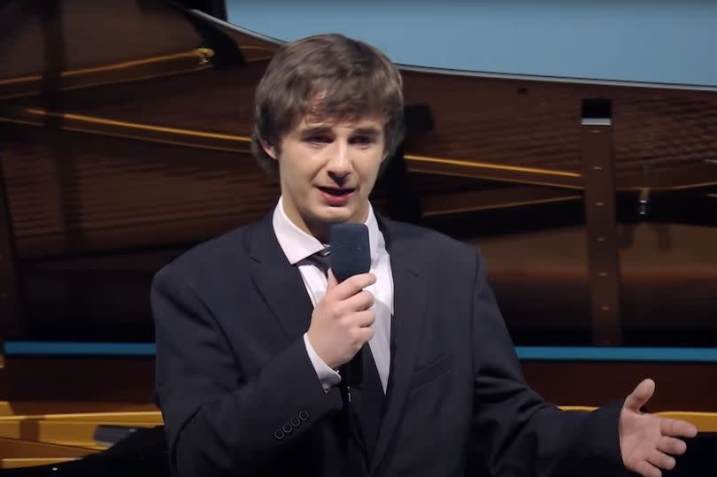 Brad Kella was awarded the performance of the night in the finale of The Piano