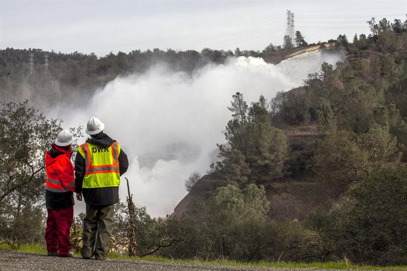 FOTOS: Los daños en la presa Oroville, la más alta de EEUU