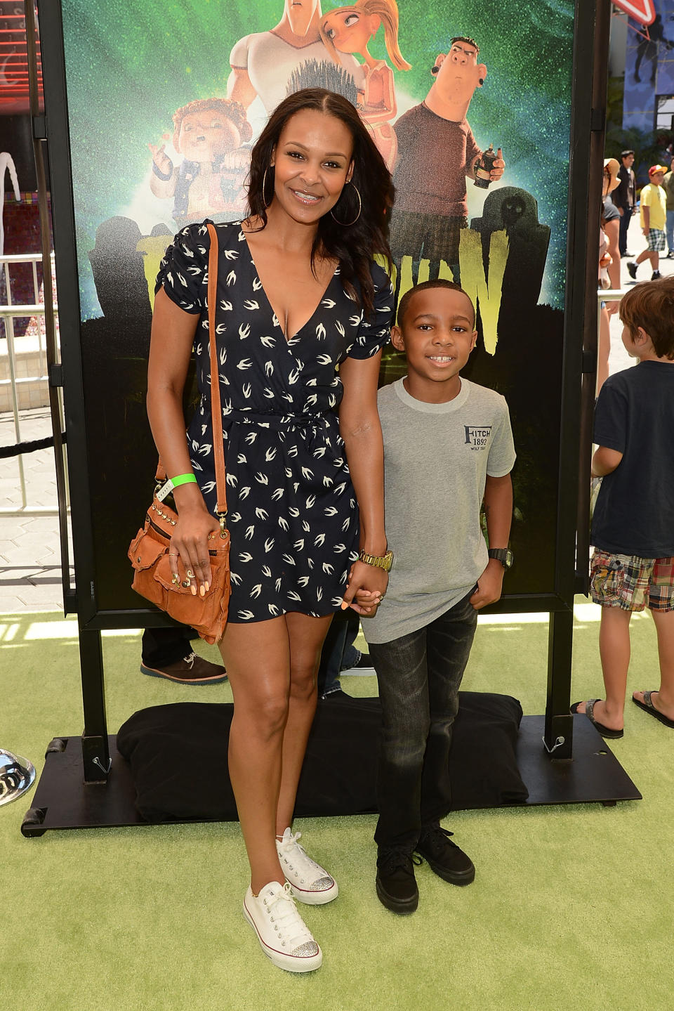 UNIVERSAL CITY, CA - AUGUST 05: Actress Samantha Mumba attends the premiere of Focus Features' "ParaNorman" held at Universal CityWalk on August 5, 2012 in Universal City, California. (Photo by Jason Merritt/Getty Images)